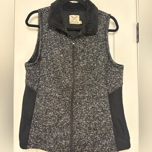 Faded Glory Charcoal and Black Women's Vest